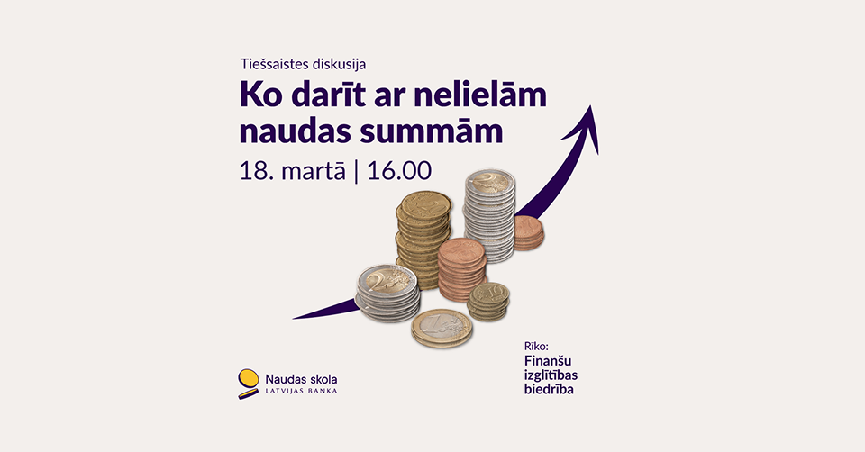No mazām summām līdz investīcijām