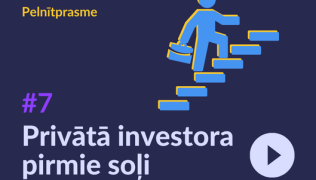 "Pelnīprasme" 7. epizodes "Privātā investora pirmie soļi" reklāmas kadrs