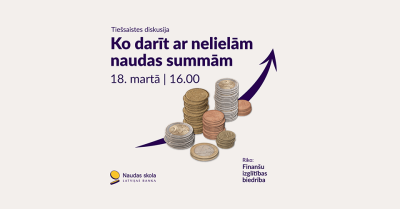 No mazām summām līdz investīcijām