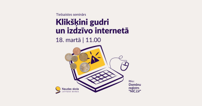 Tiešsaistes seminārs "Droša iepirkšanās internetā"