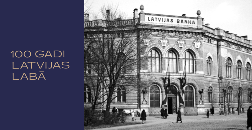 Latvijas Bankas ēka 20. gadsimta sākumā